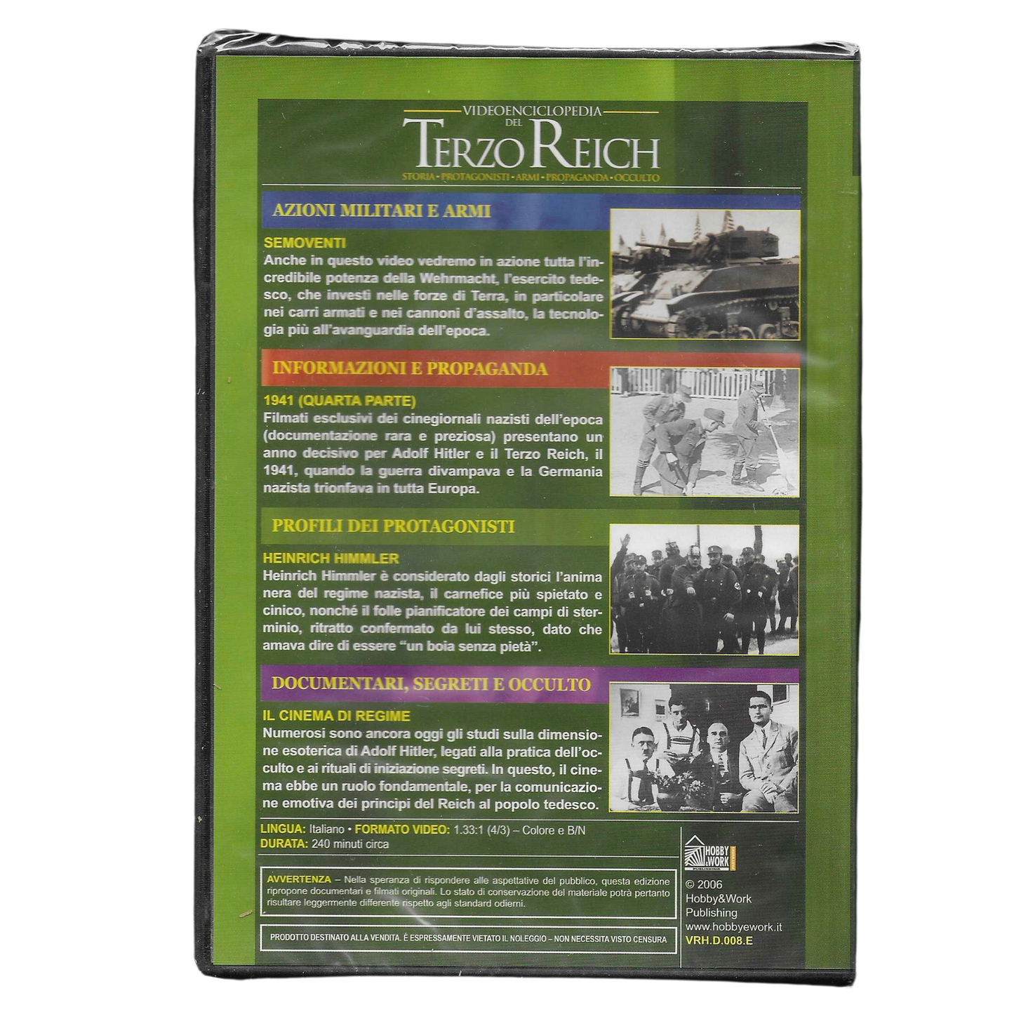 VIDEOENCICLOPEDIA DEL TERZO REICH - VOLUME 8 (Hobby & Work) - TRD0166