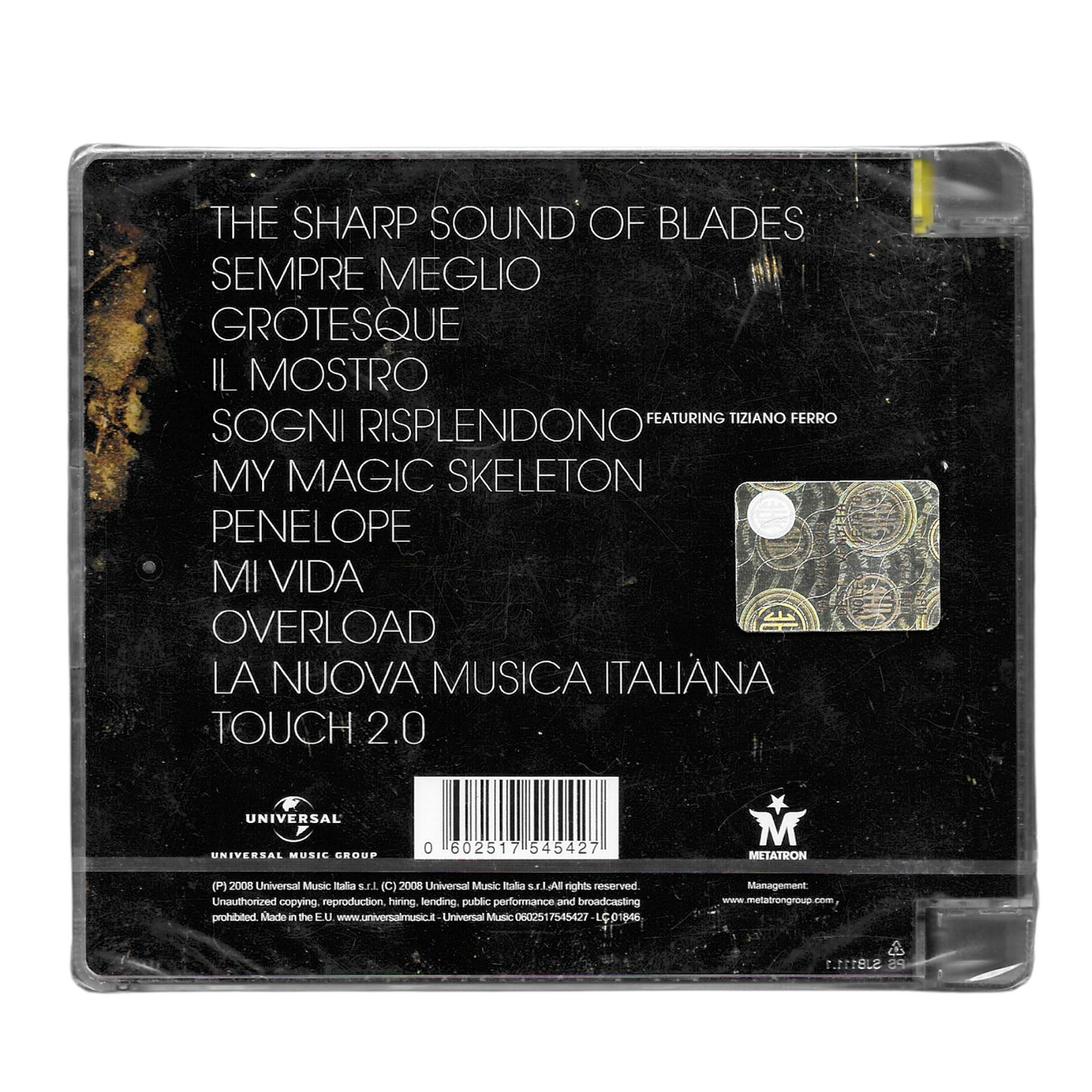 Linea 77 - Horror Vacui | CD Album 2008 | Rock Italiano | NUOVO TR0046