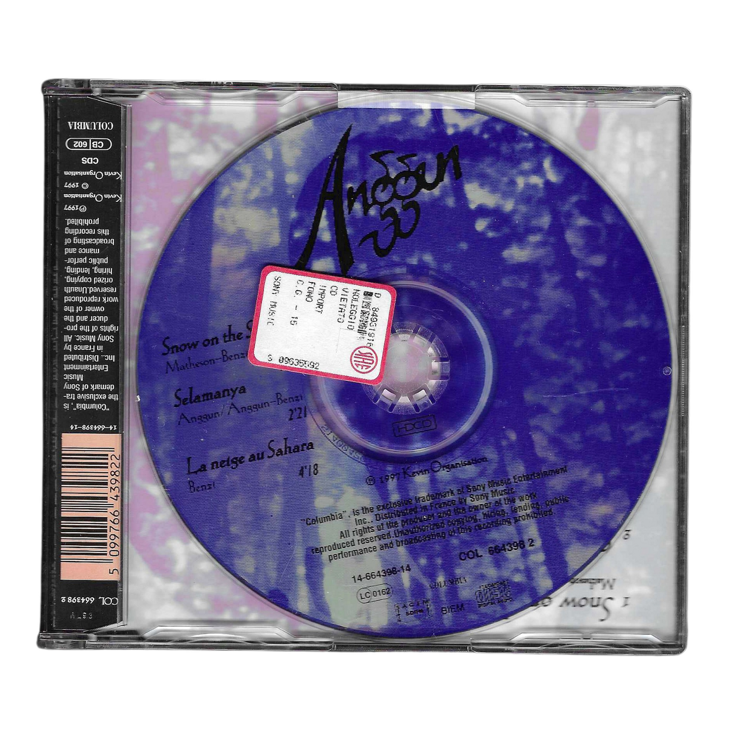 Anggun - Snow on the Sahara (Maxi CD) | Pop, World Music | Ottime Condizioni - TR0163