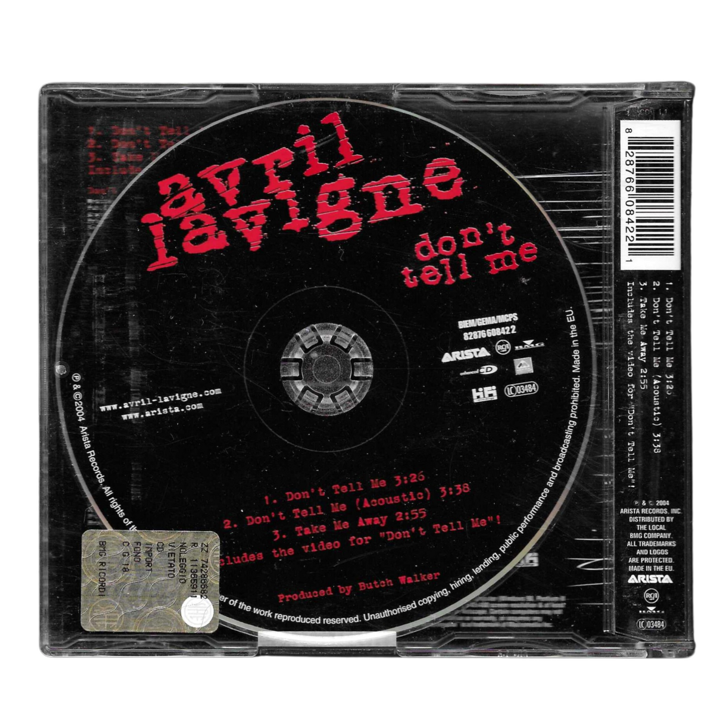 Avril Lavigne – Don't Tell Me | CD Single | OTTIME CONDIZIONI - TR0237