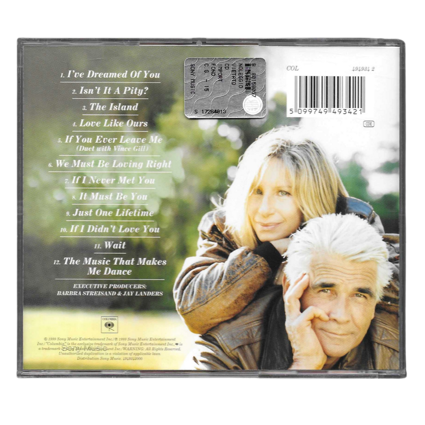 Barbra Streisand - A Love Like Ours | CD Pop 1999 | Come Nuovo TR0030