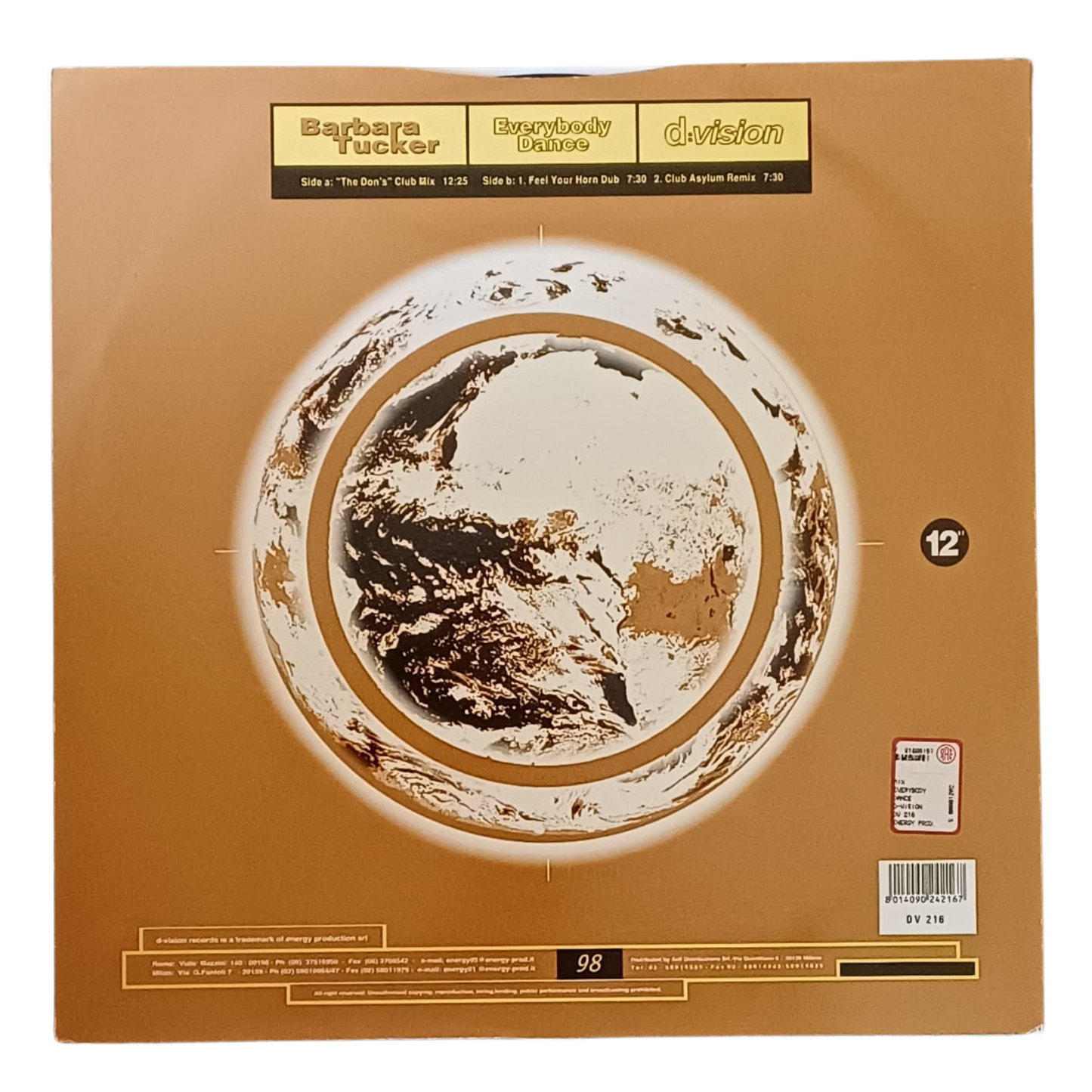 Barbara Tucker – Everybody Dance | Vinile 12" | OTTIME CONDIZIONI (VG+) TRV0025