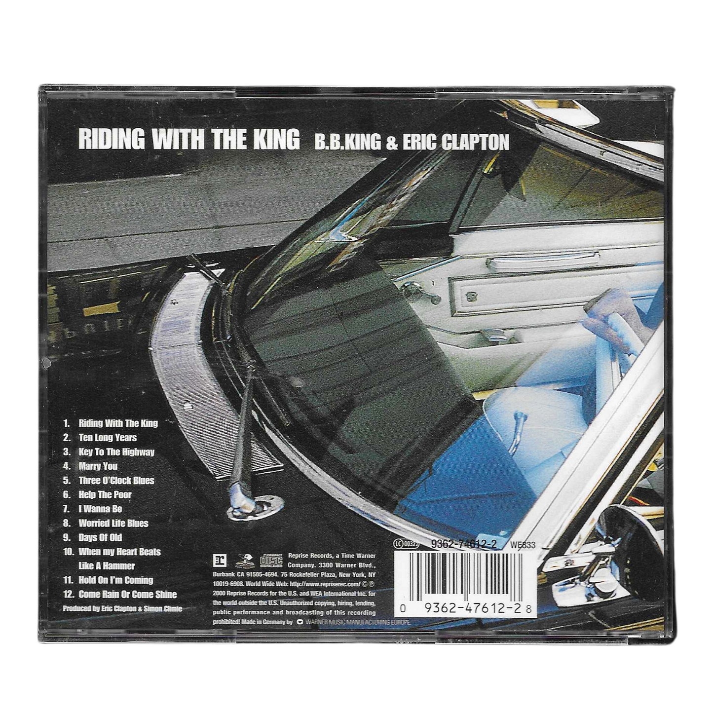 B.B. King & Eric Clapton - Riding With The King - CD Blues Rock - COME NUOVO - TR0099