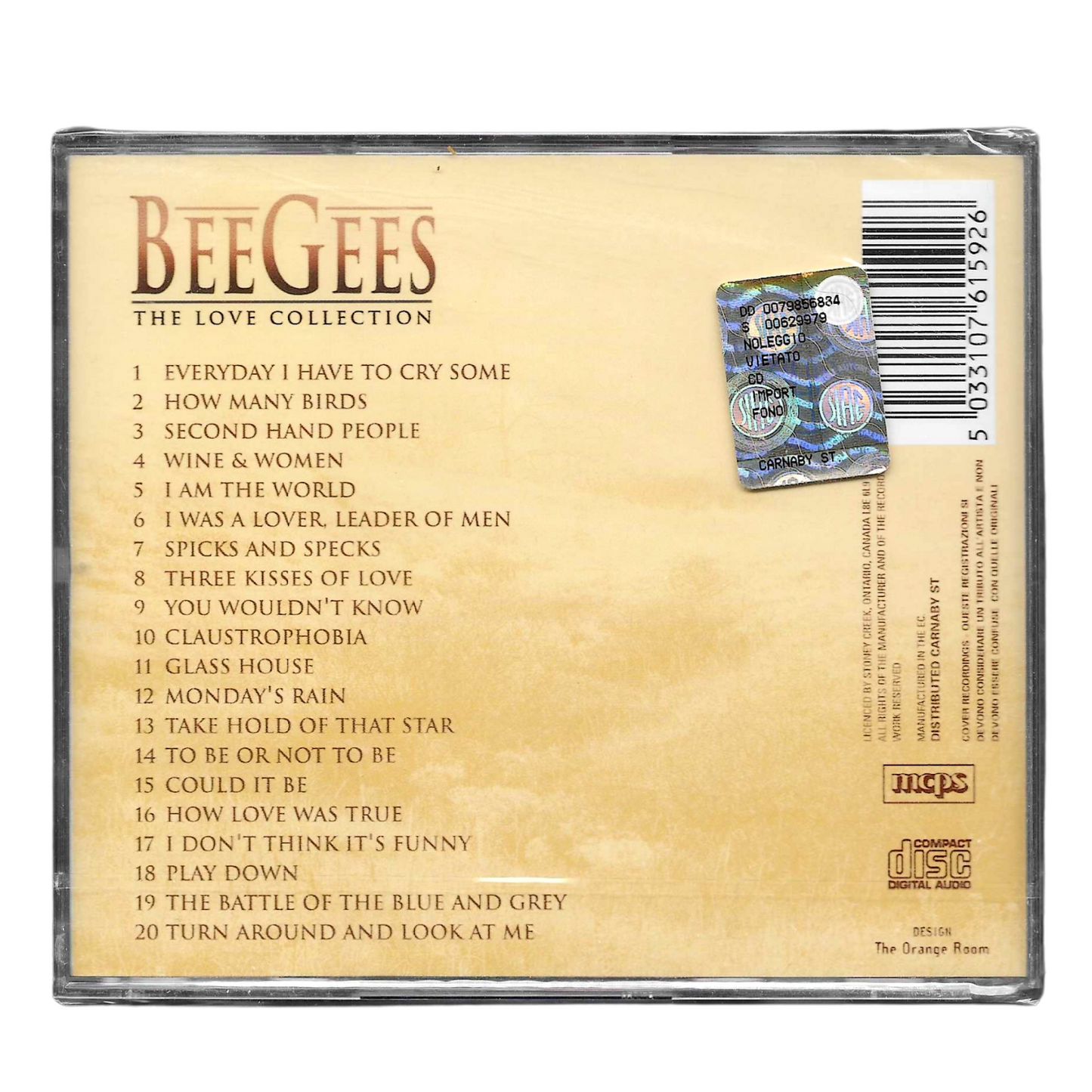 Bee Gees – The Love Collection | CD Carnaby - 6159 | NUOVO - TR0178