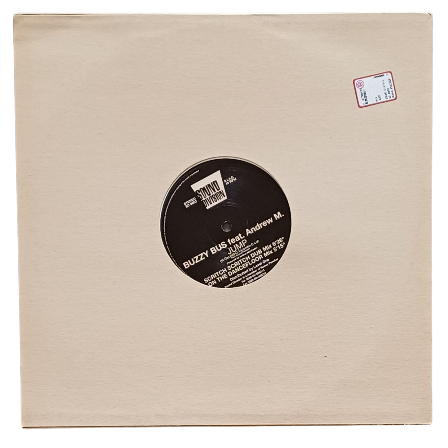 Buzzy Bus feat. Andrew M. – Jump | Vinile 12"| OTTIME CONDIZONI- TRV0010