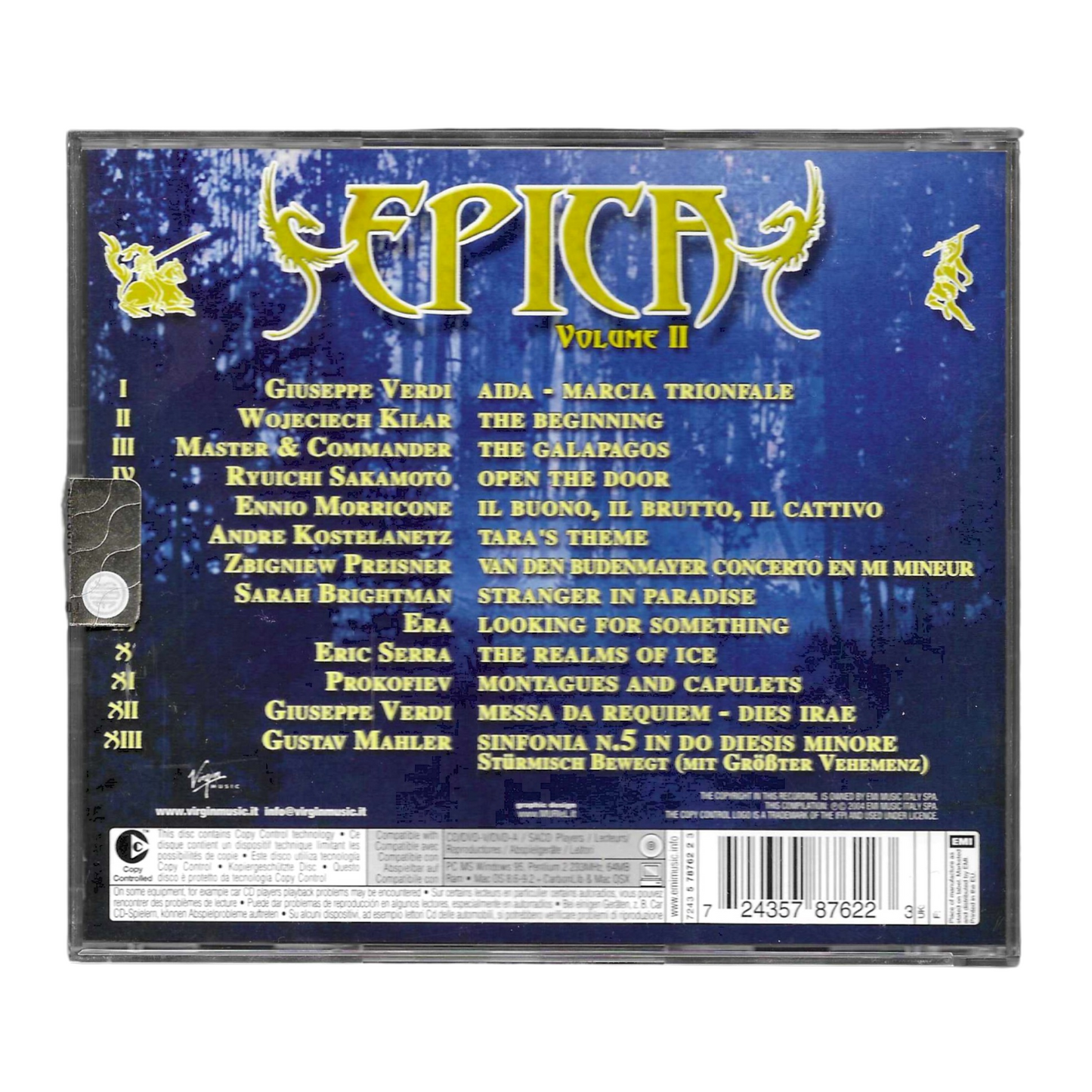 Epica Volume II - Compilation CD | Artisti Vari | COME NUOVO - TR0058