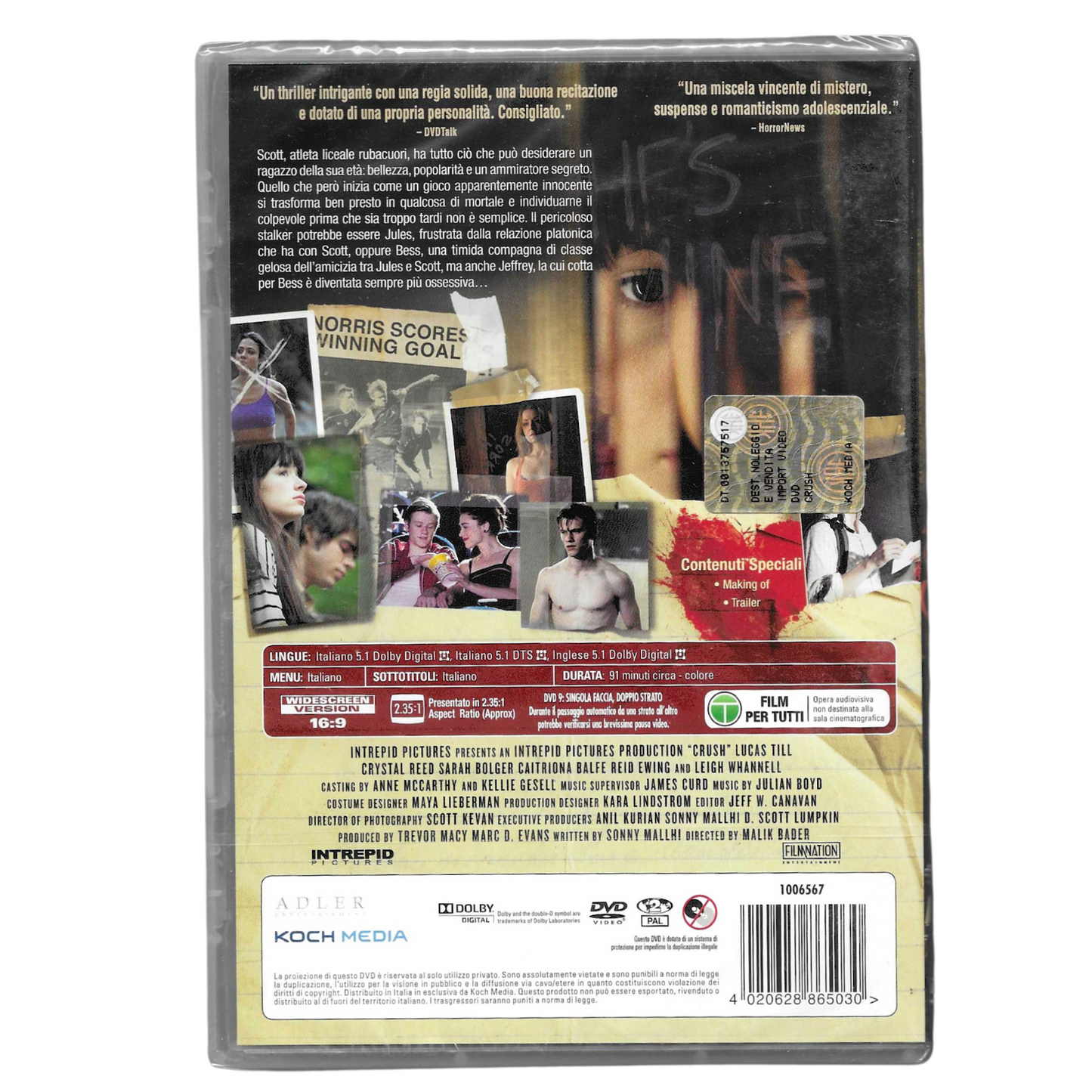 DVD Crush - Attento a ciò che desideri – NUOVO - TRD0139