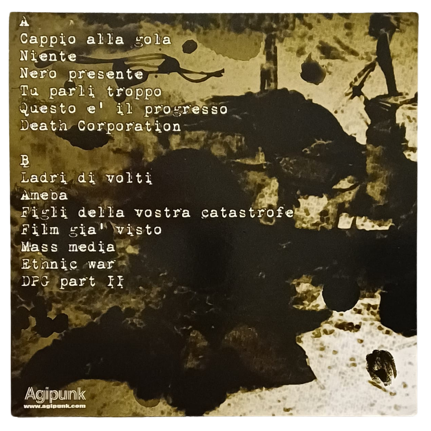 Dirty Power Game – Figli Della Vostra Catastrofe | LP 2004 – AG24| VG++ TRV0103