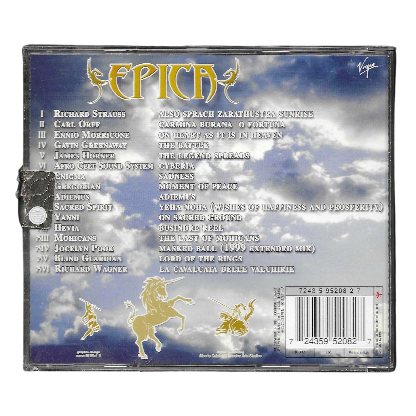 Various Artists - Epica | 2003 | Colonne Sonore | Come Nuovo - TR0054