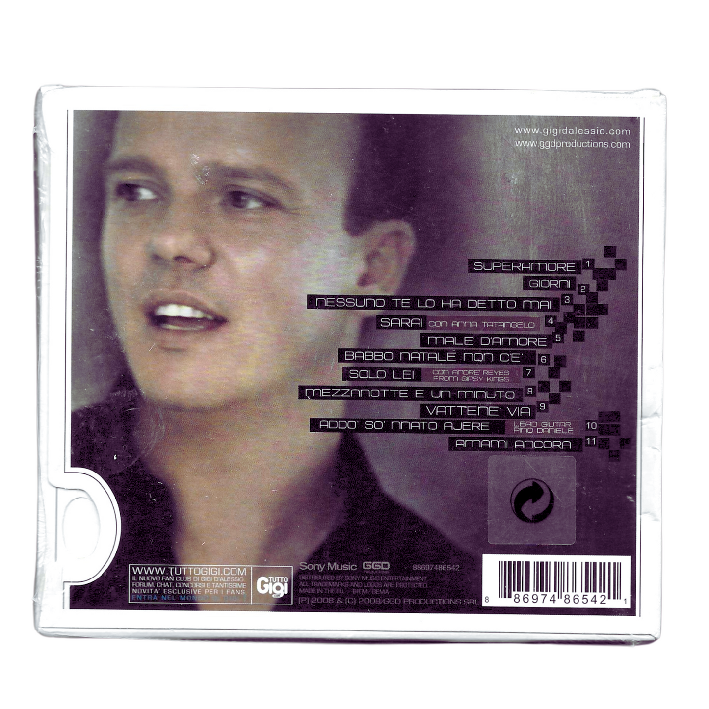 Gigi D'Alessio - Questo Sono Io CD (2008) | Pop Italiano | NUOVO - TR0052