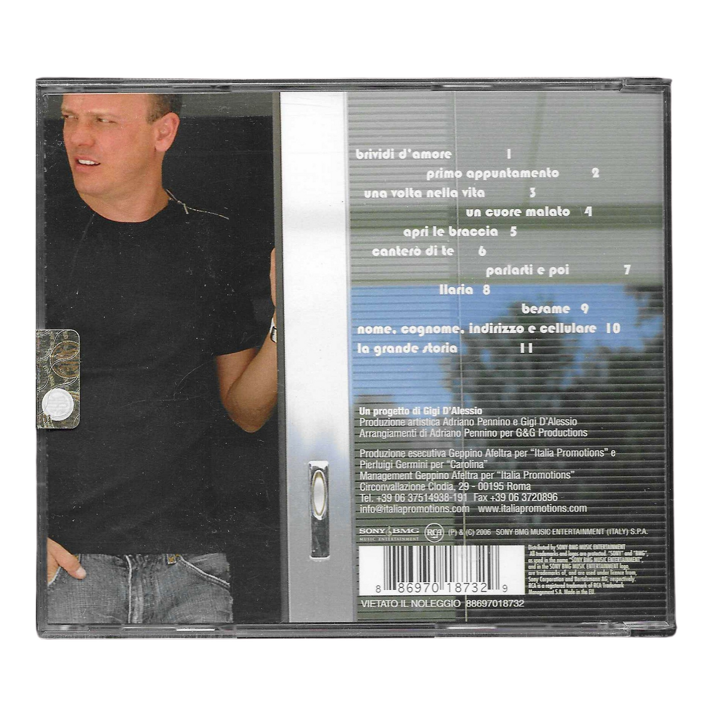 Gigi D'Alessio – Made In Italy | CD SONY BMG MUSIC | OTTIME CONDIZIONI TR0209