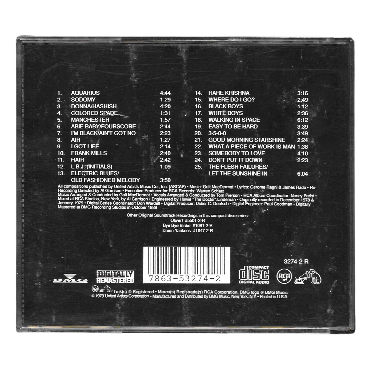 Hair - Original Soundtrack Recording | CD Album | Ottime Condizioni - TR0149