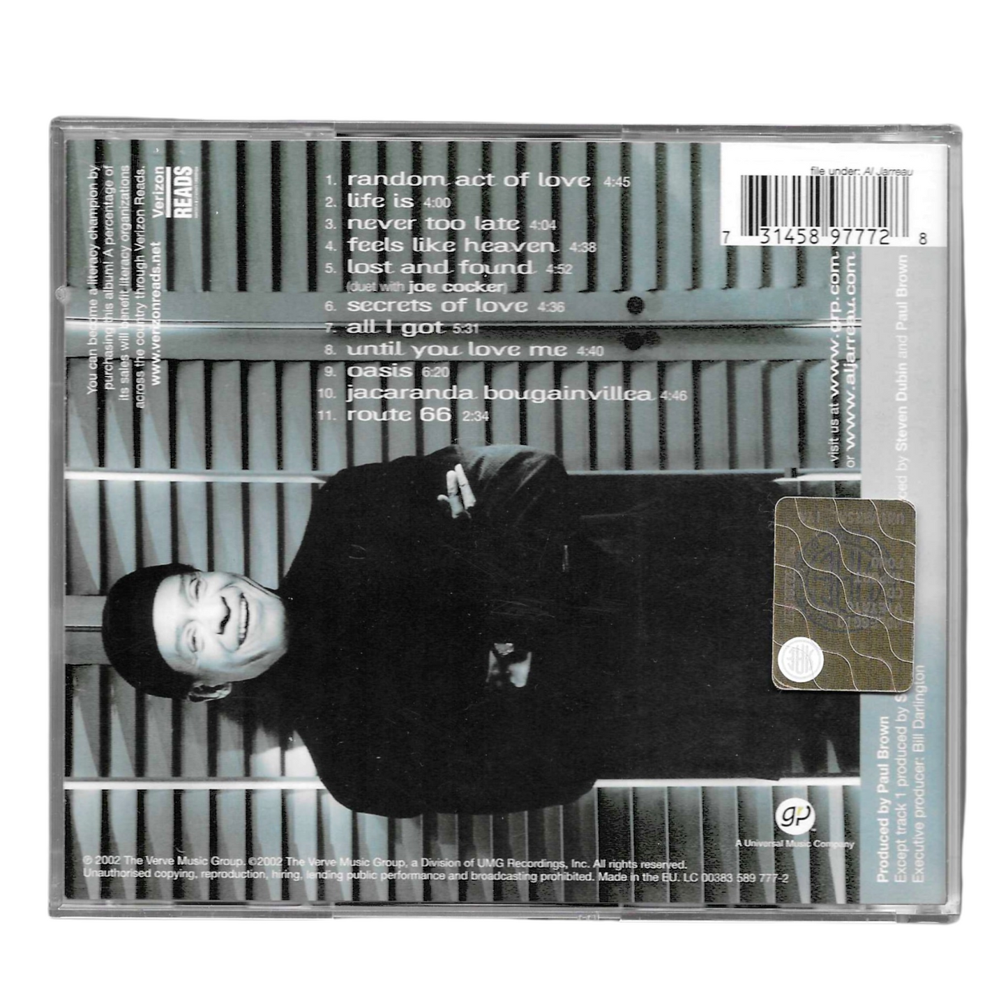 Al Jarreau - All I Got | CD Album Jazz & Soul | COME NUOVO - TR0135