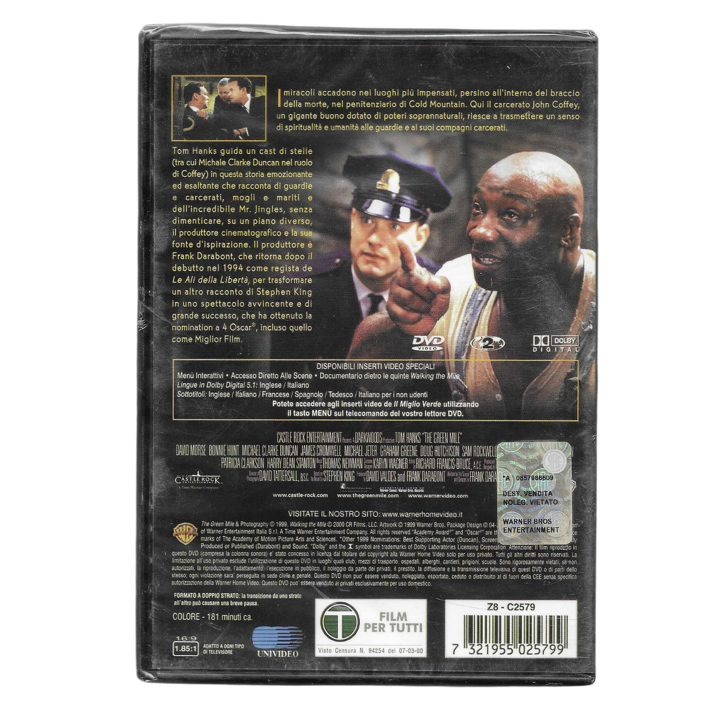 DVD Il Miglio Verde (1999) - NUOVO - TRD0118