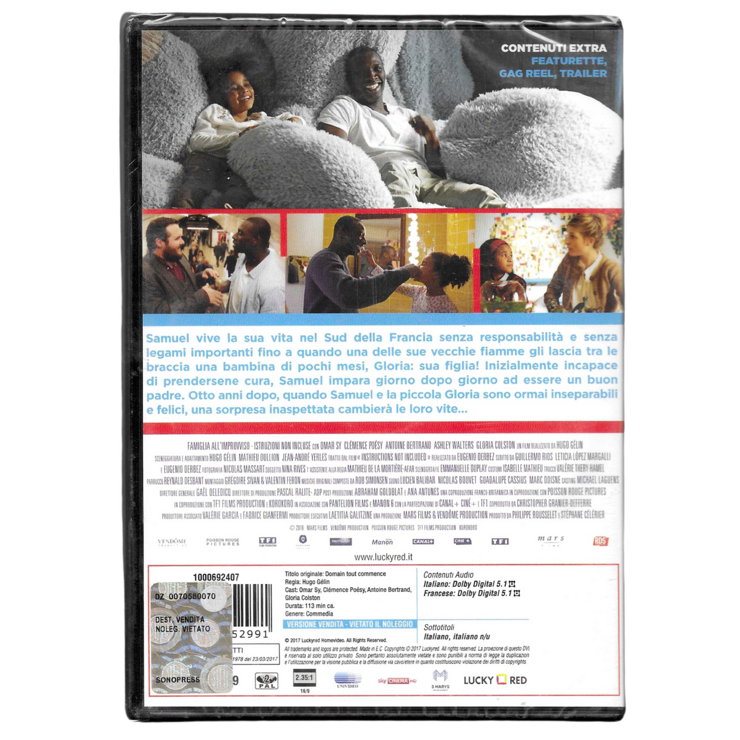 DVD "Famiglia all'improvviso - Istruzioni non incluse" (2016) – NUOVO - TRD0096