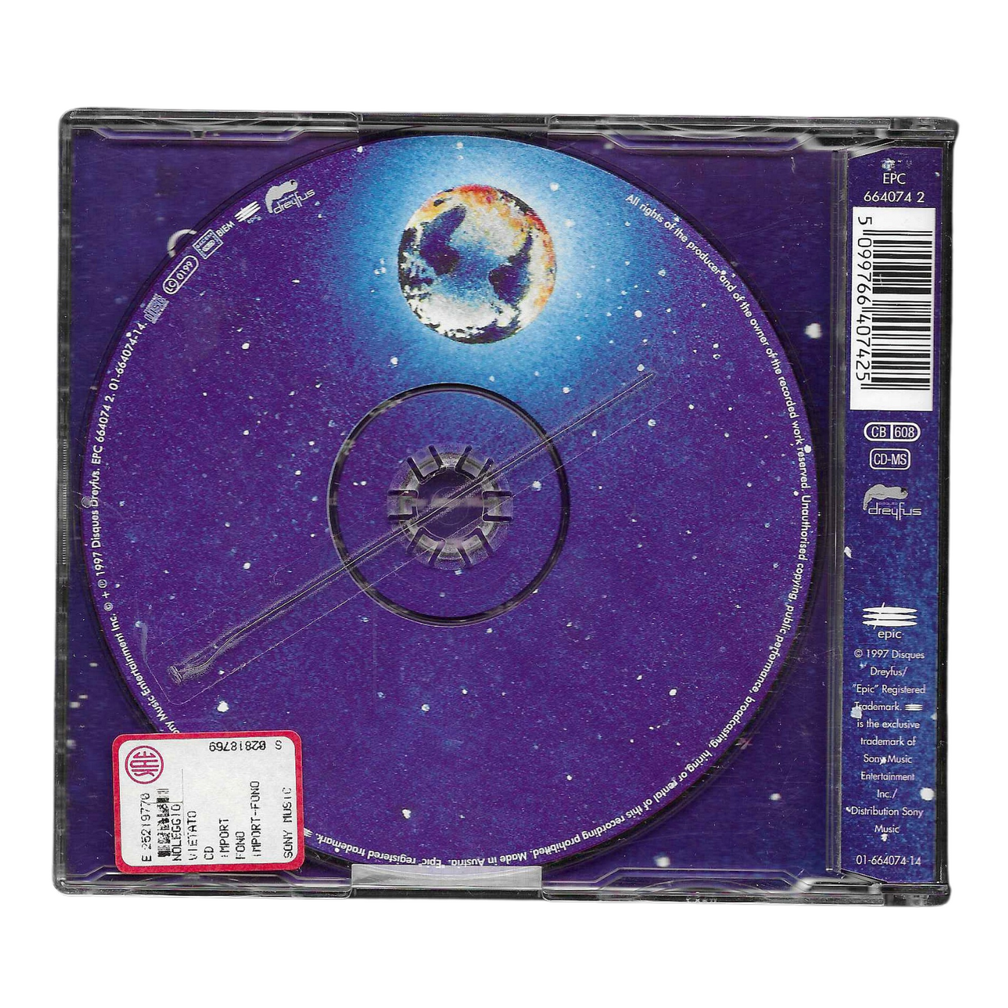 Jean-Michel Jarre - Oxygène 8 CD Singolo (1997) | Musica Elettronica, Trance | COME NUOVO - TR0059