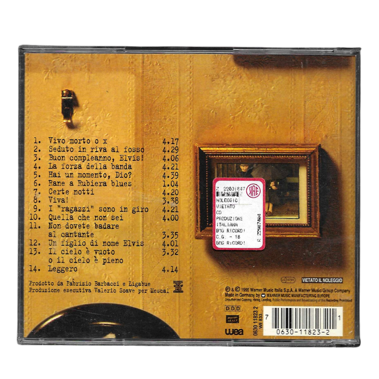 Luciano Ligabue - Buon Compleanno Elvis CD (1995) | Rock Italiano | Ottime Condizioni - TR0083