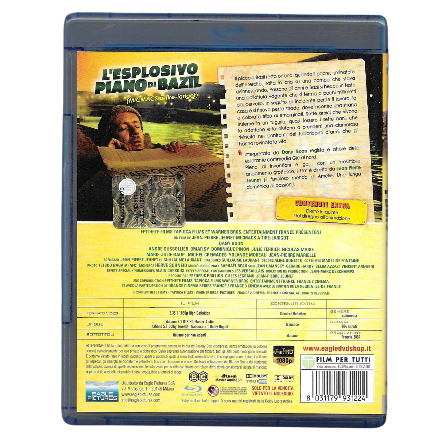BLU-RAY L'ESPLOSIVO PIANO DI BAZIL | COME NUOVO-TRD0182