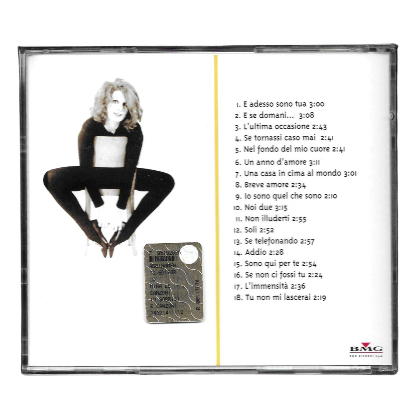 Mina – Le Canzoni D'Amore | CD Editoriale | COME NUOVO - TR0176