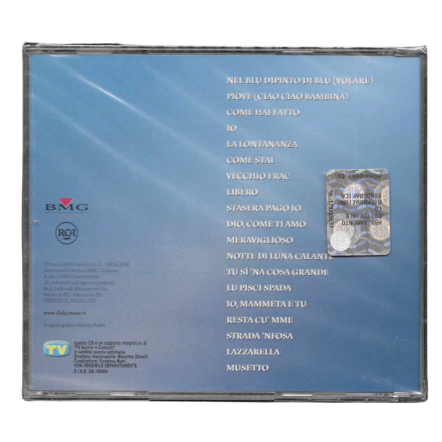 Domenico Modugno – Io, Modugno | CD EDITORIALE | NUOVO - TR0188