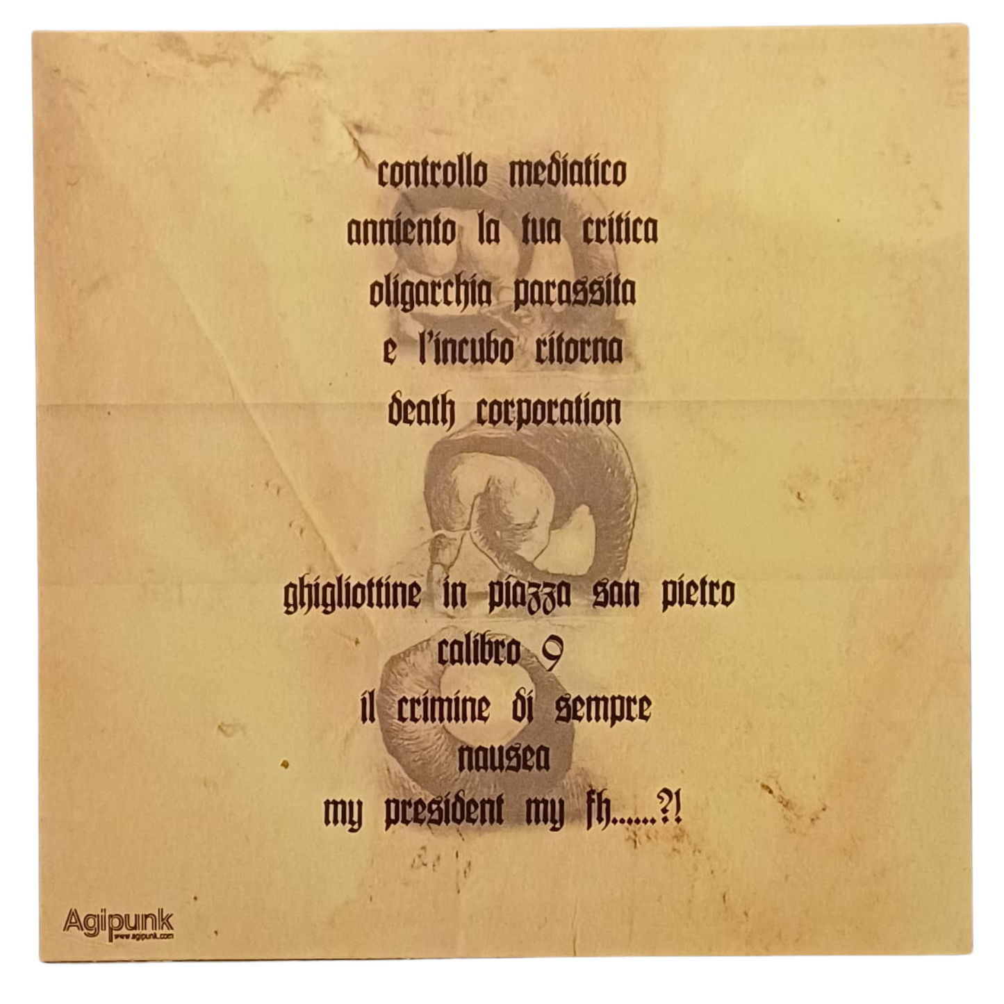 Dirty Power Game – Oligarchia Parassita | LP – Agipunk AG41 | (M) TRV0114