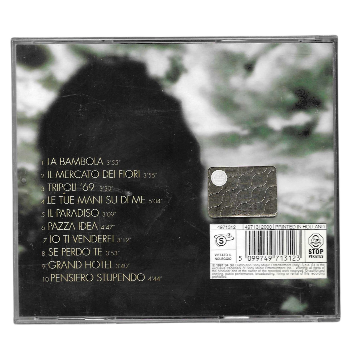 Patty Pravo - Pensiero Stupendo '97 | CD Album (2000) | Pop Italiano | Ottime Condizioni - TR0079