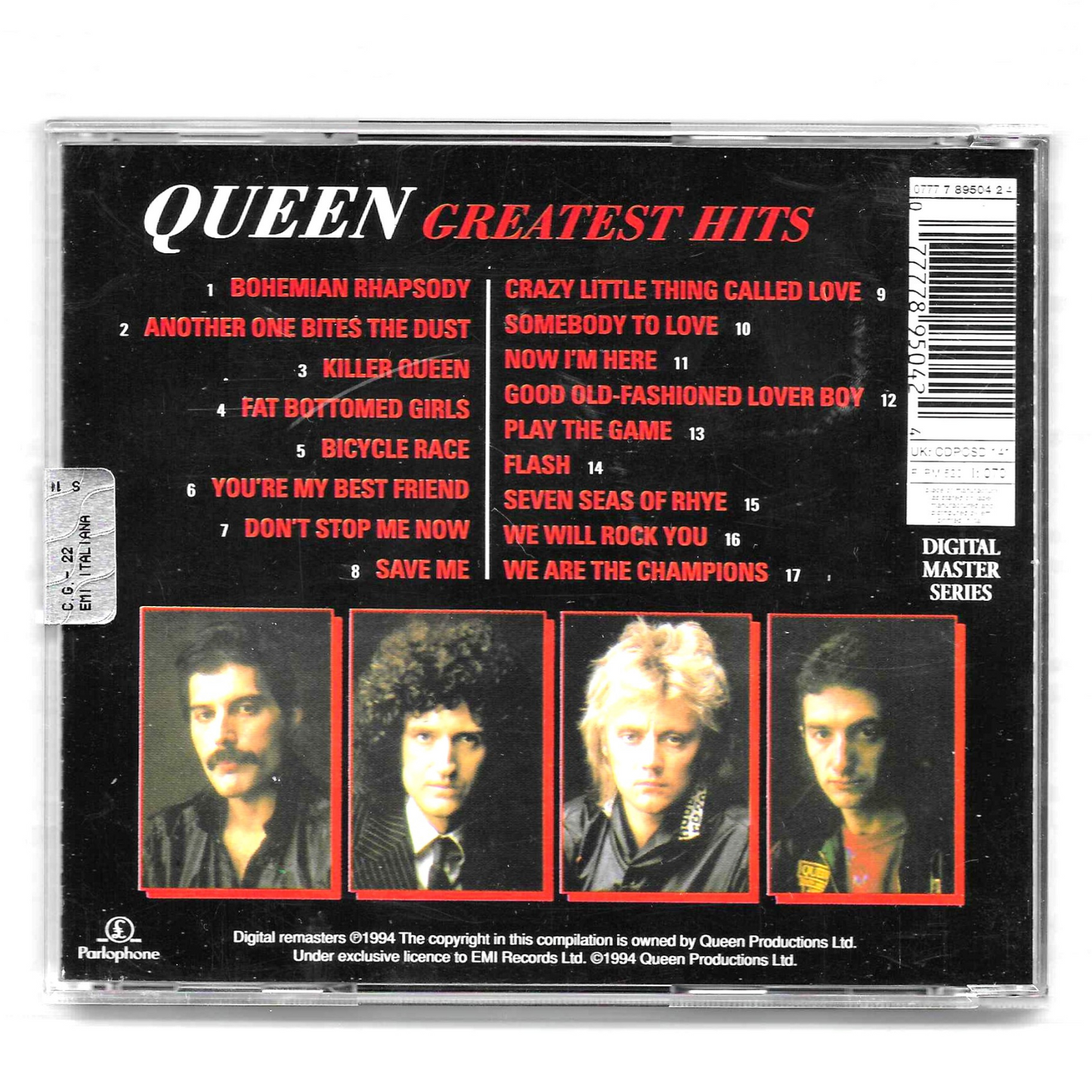 Queen - Greatest Hits | CD Album Raccolta Rock | Ottime Condizioni - TR0136