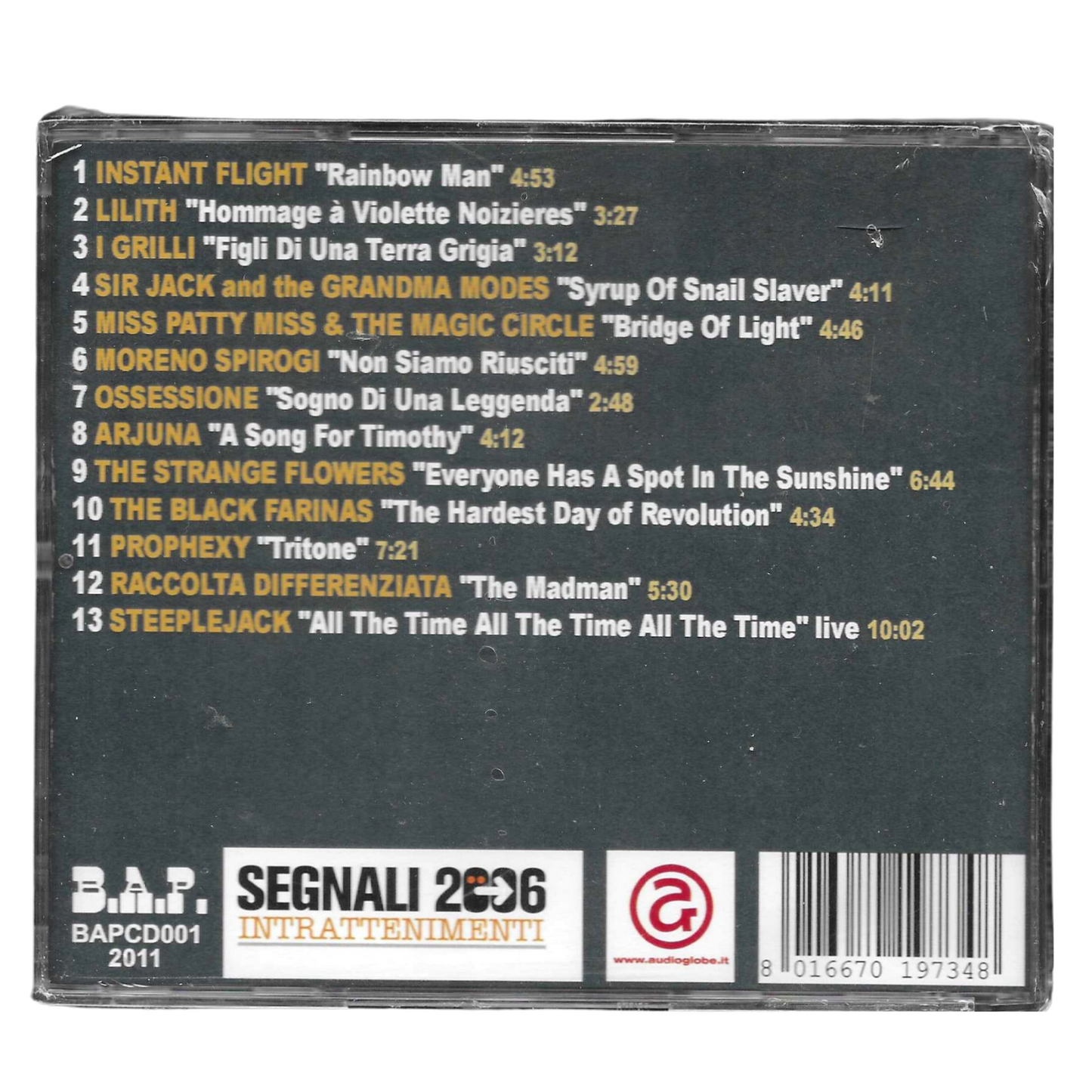 Various – Quel Qualcosa Di | CD 2011 BAPCD001 | NUOVO - TR0246