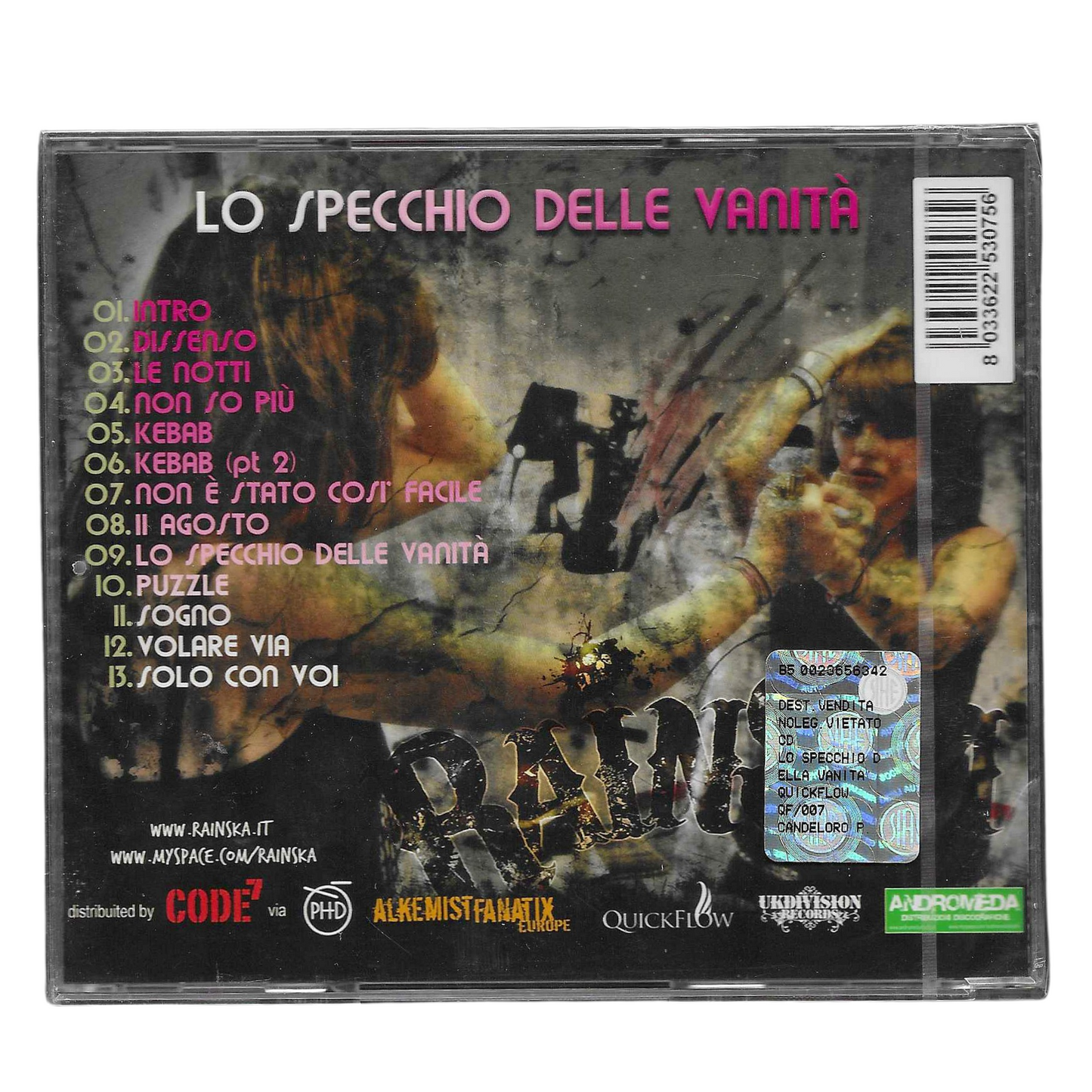 Rainska – Lo Specchio Delle Vanità | CD QF007 NUOVO - TR0257