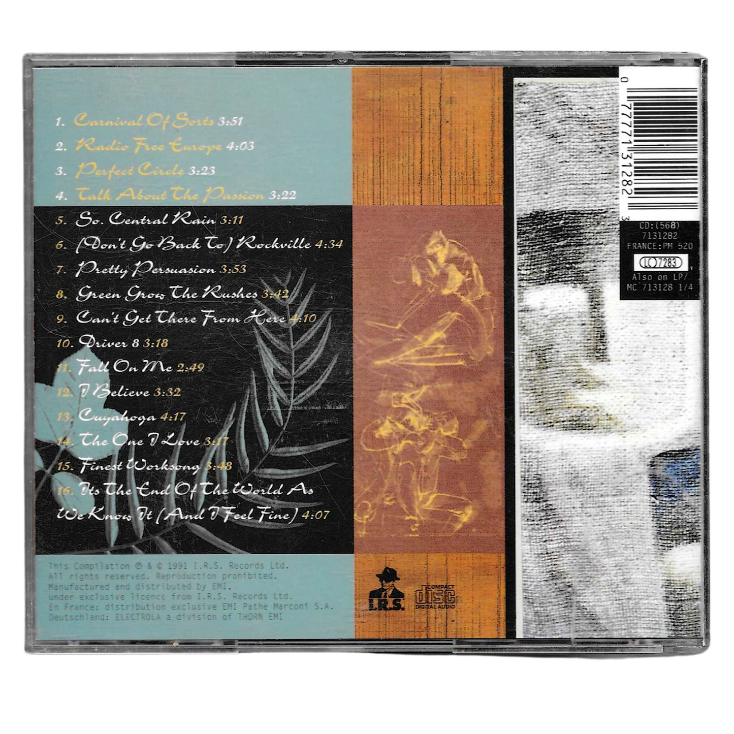 R.E.M. - The Best of R.E.M. | CD Rock Alternativo | Ottime Condizioni TR0027