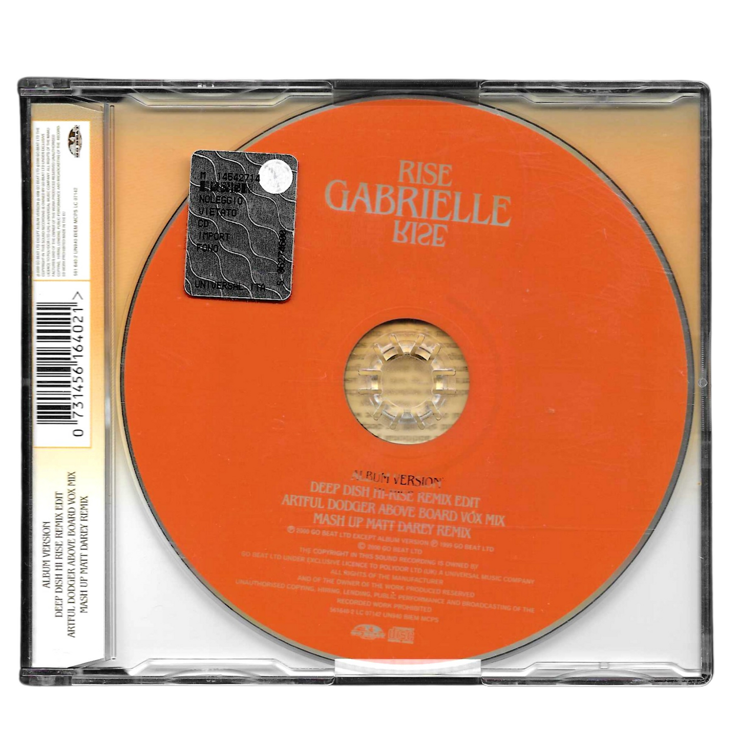 Gabrielle - Rise (Maxi CD) | R&B, Soul, Pop | Ottime Condizioni - TR0164