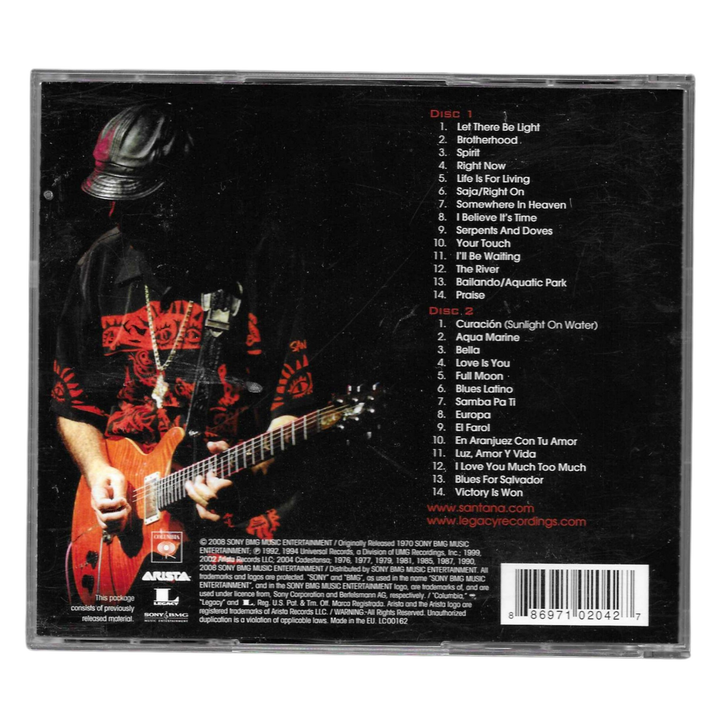 Santana - Multi Dimensional Warrior | 2 CD Album Rock e Latin Rock | COME NUOVO - TR0112