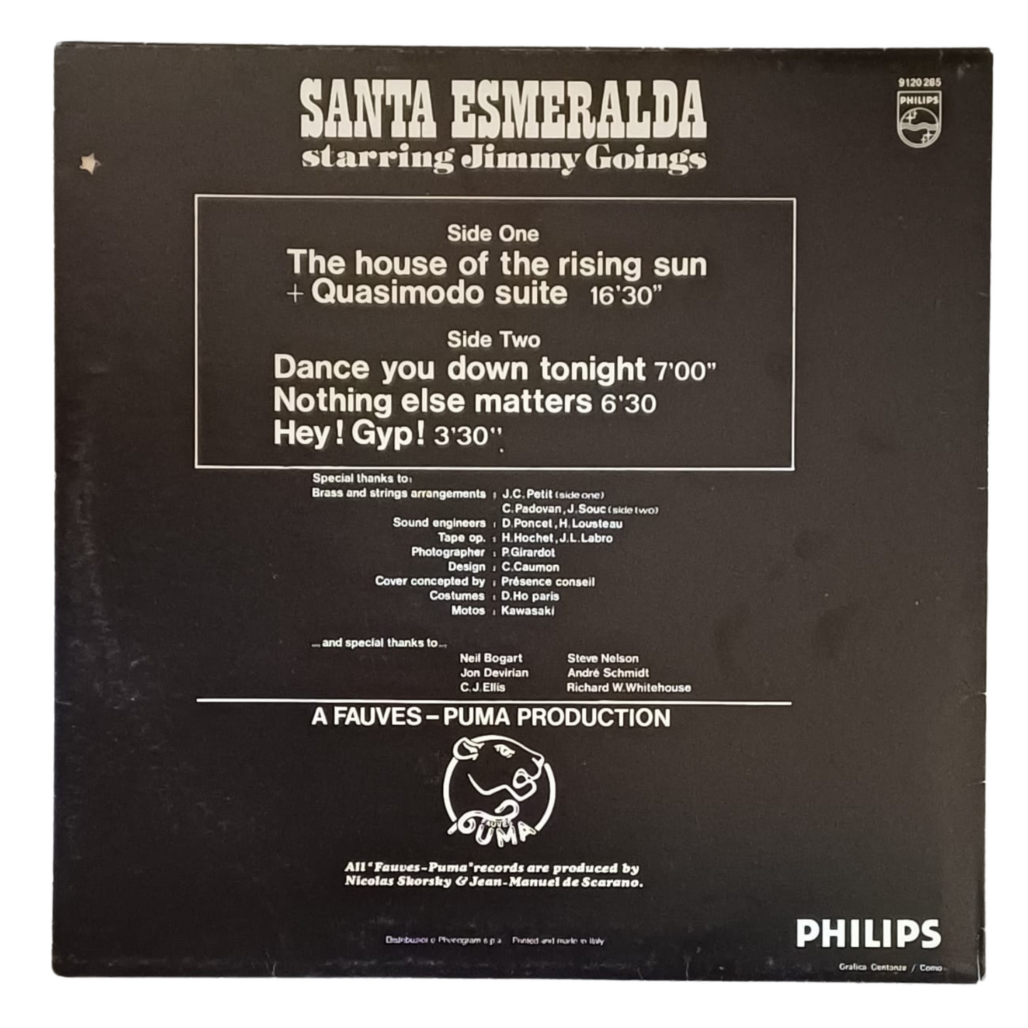 Santa Esmeralda II – The House Of The Rising Sun | BUONE CONDIZIONI (VG) TRV0021