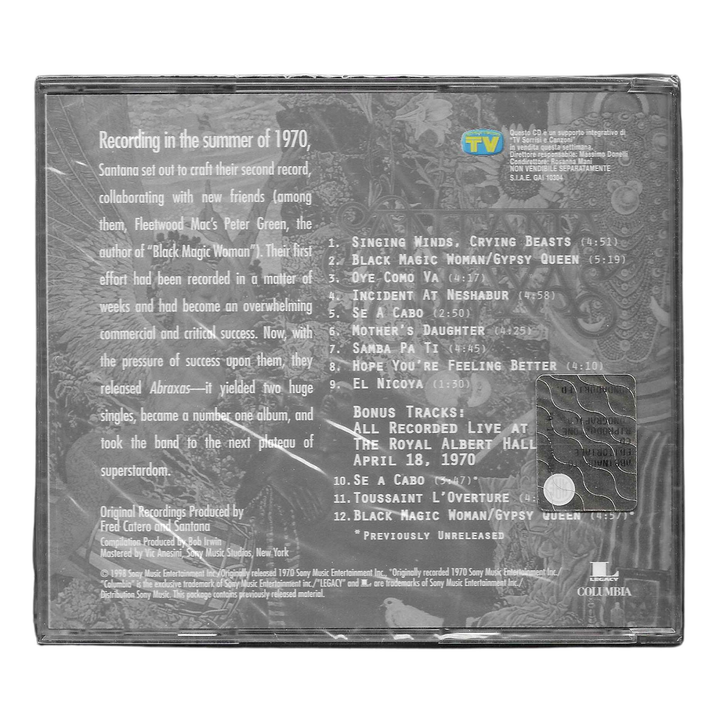 Santana – Abraxas | CD EDITORIALE | NUOVO - TR0220