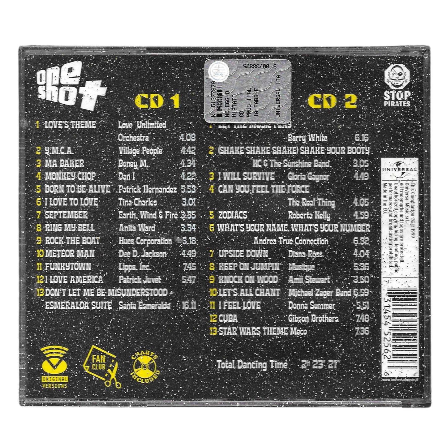 One Shot Disco – The Definitive Discollection | Doppio CD | Universal 545 256 - 2 | COME NUOVO - TR0090