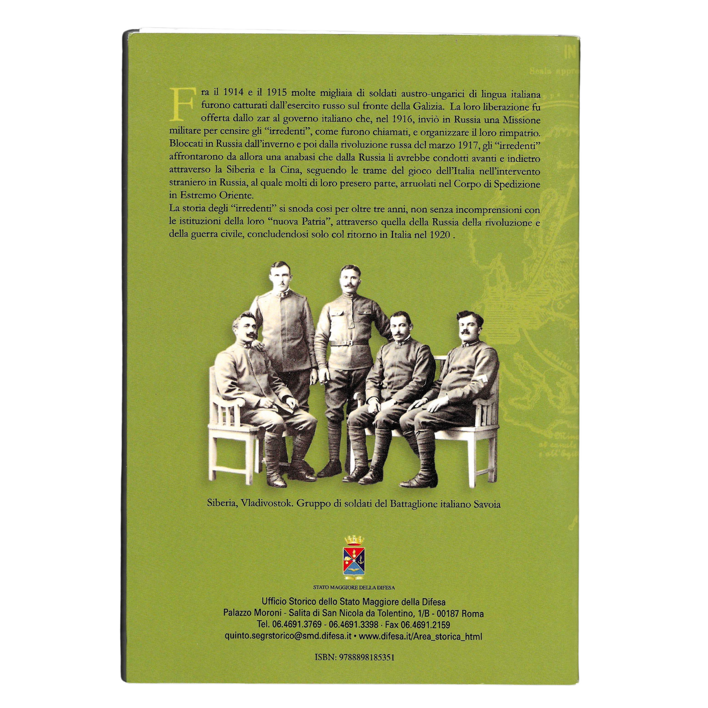 Missione Siberia - I Soldati Italiani in Russia 1915-1920 | Storia, Prima Guerra Mondiale, Esercito Italiano | COME NUOVO - TRL0008