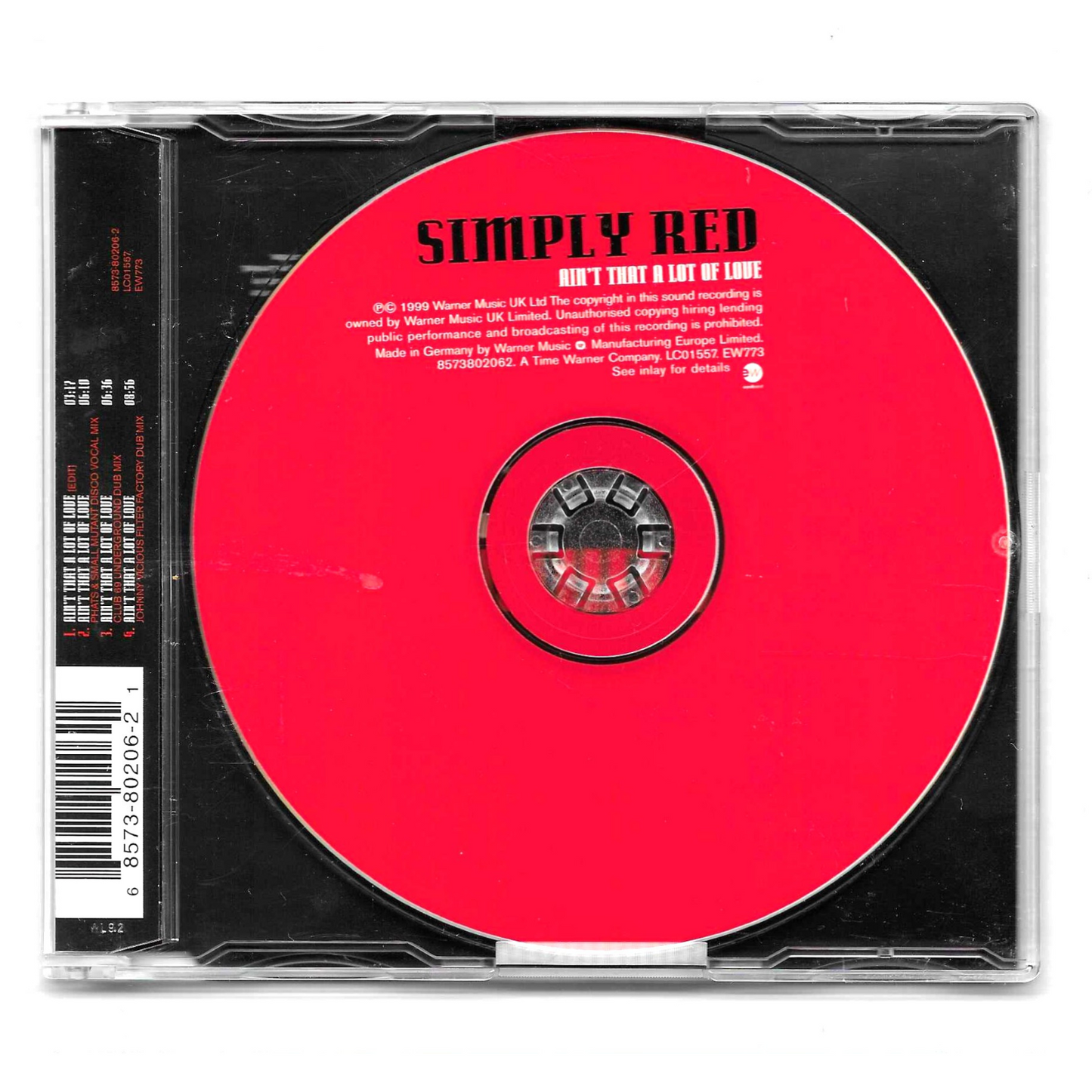 Simply Red - Ain't That A Lot Of Love | CD Singolo 1999 | Pop, Soul | COME NUOVO - TR0067