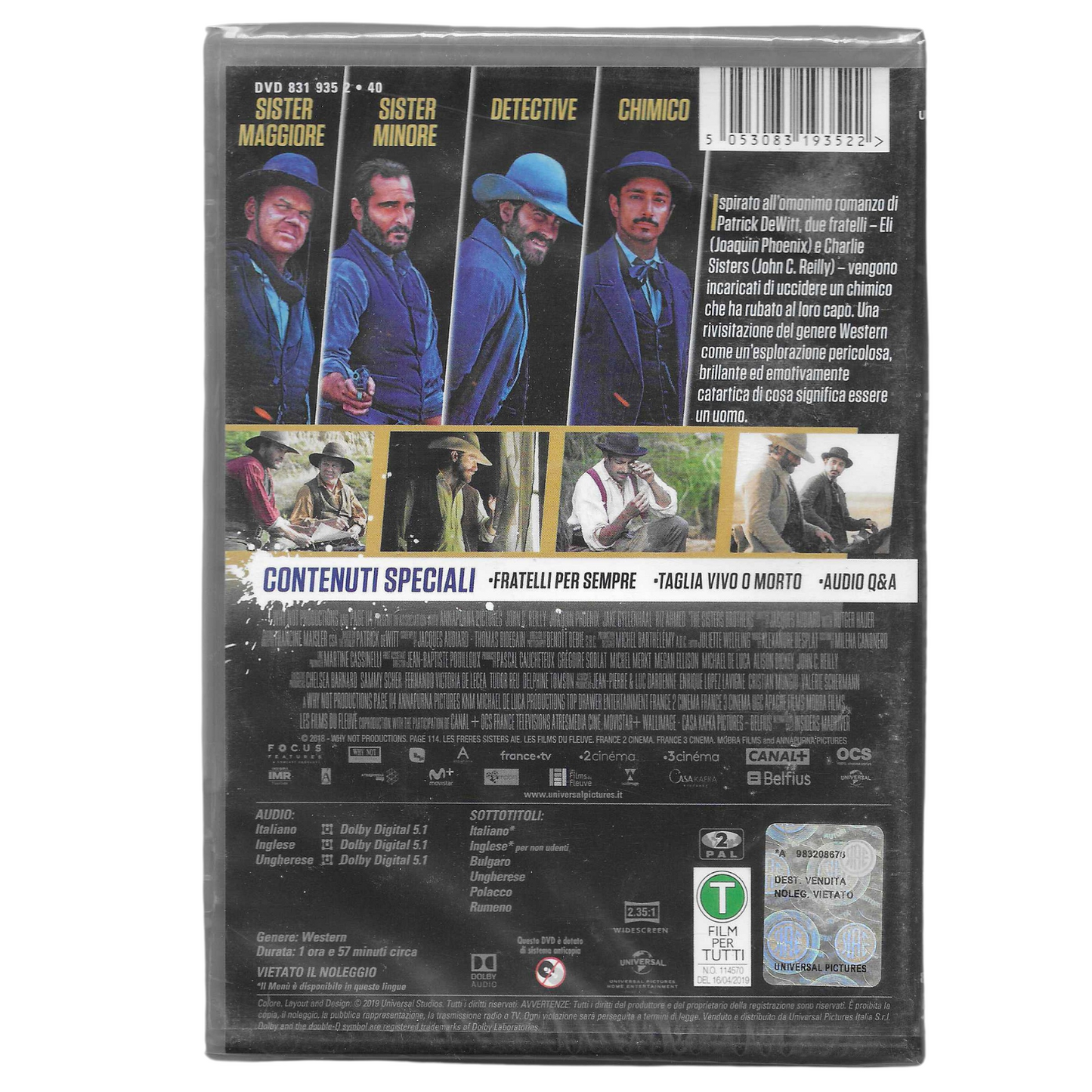 DVD "I Fratelli Sisters" (2018) – NUOVO - TRD0082