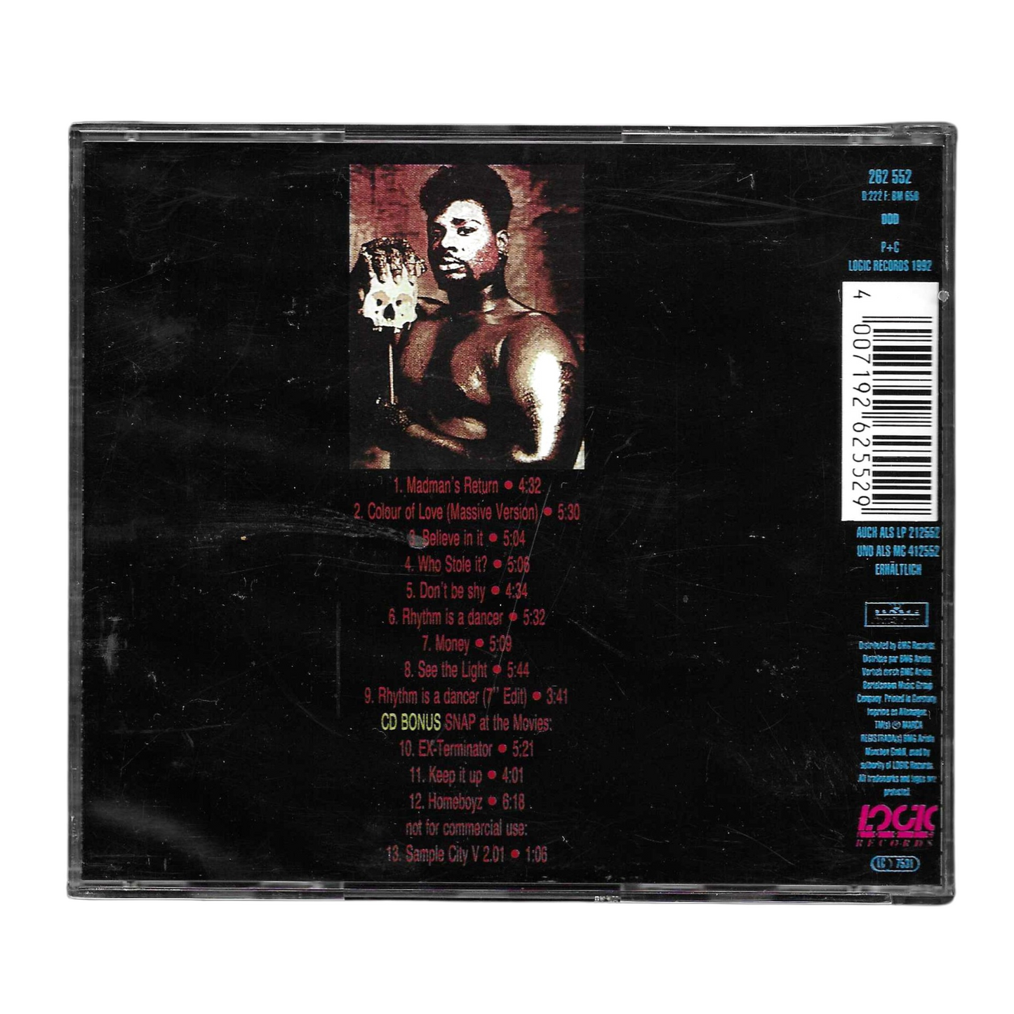 Snap! - The Madman's Return | CD Album (1992) | Dance, Eurodance | Ottime Condizioni - TR0073