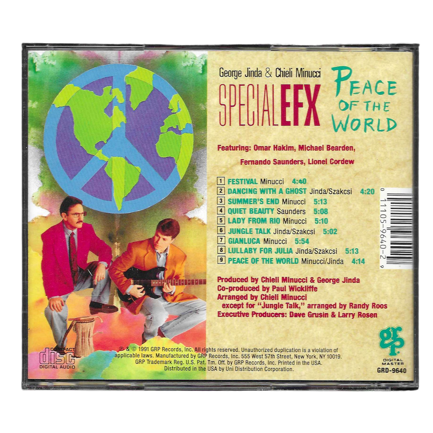 Special EFX - Peace of the World CD | Jazz Fusion, Smooth Jazz | COME NUOVO - TR0160