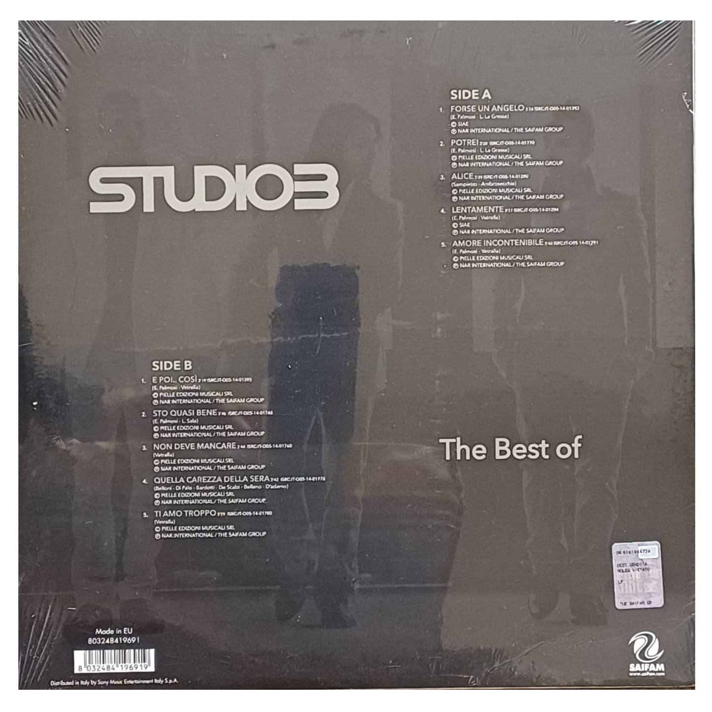 Studio 3 – The Best Of |LP – SAI 10016 – White Vinyl – Pop Rock | TRV0110