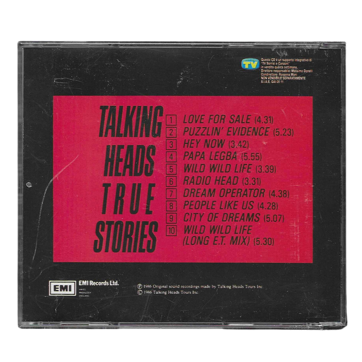 Talking Heads – True Stories | CD EDITORIALE | COME NUOVO - TR0203
