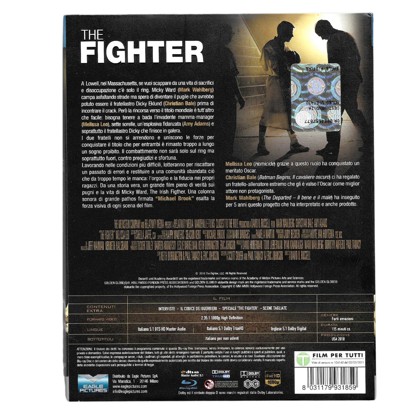 BLU-RAY THE FIGHTER | SLIP-CASE | COME NUOVO - TRD0191