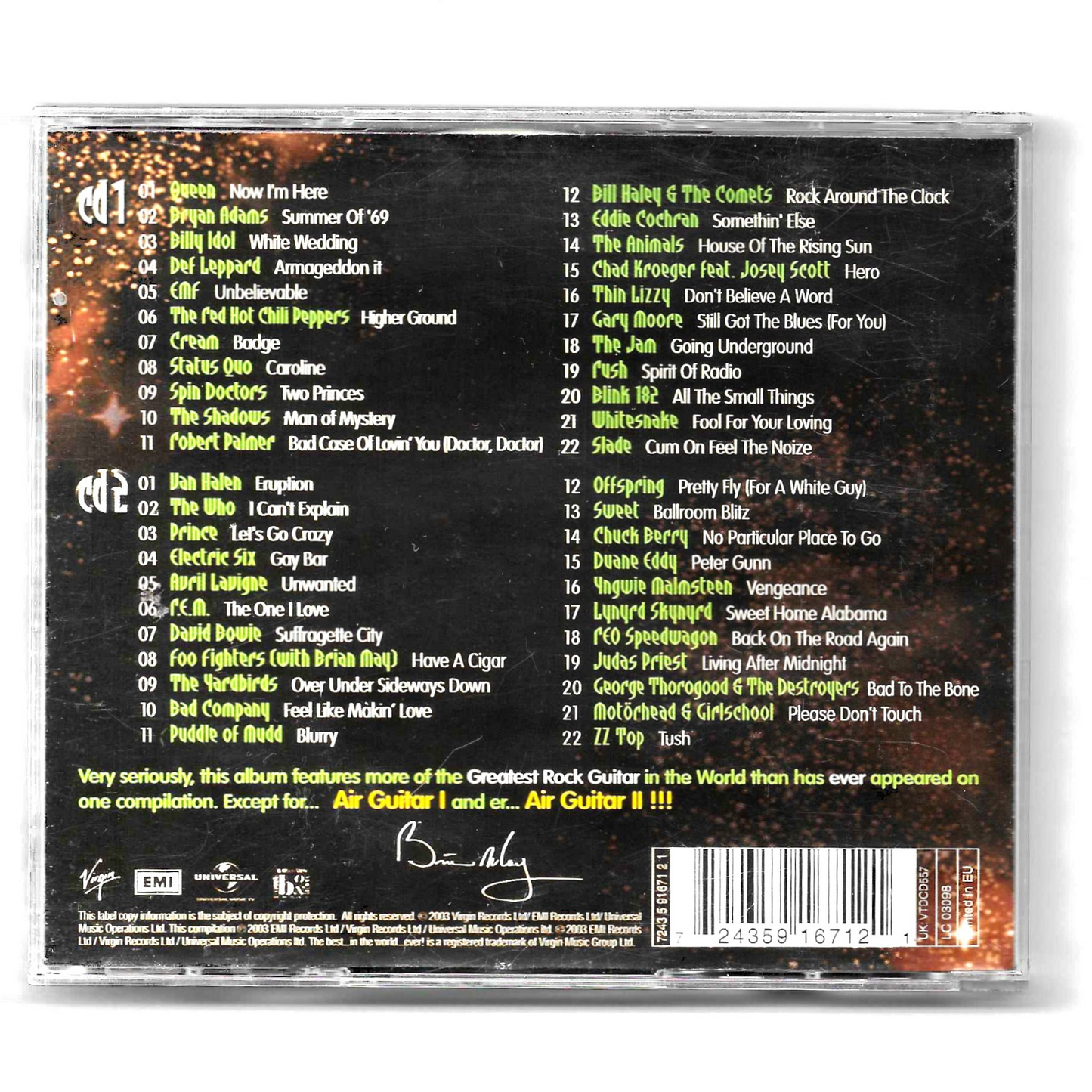 The Best Air Guitar Album In The World... III | 2 CD Compilation Rock 2003 | Ottime condizioni TR0005