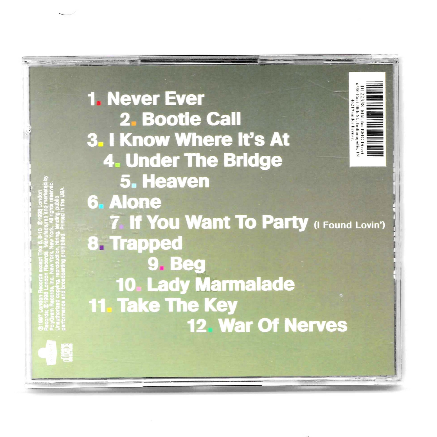 All Saints - Album Originale (1997) | CD Pop R&B | Ottime Condizioni - TR0002