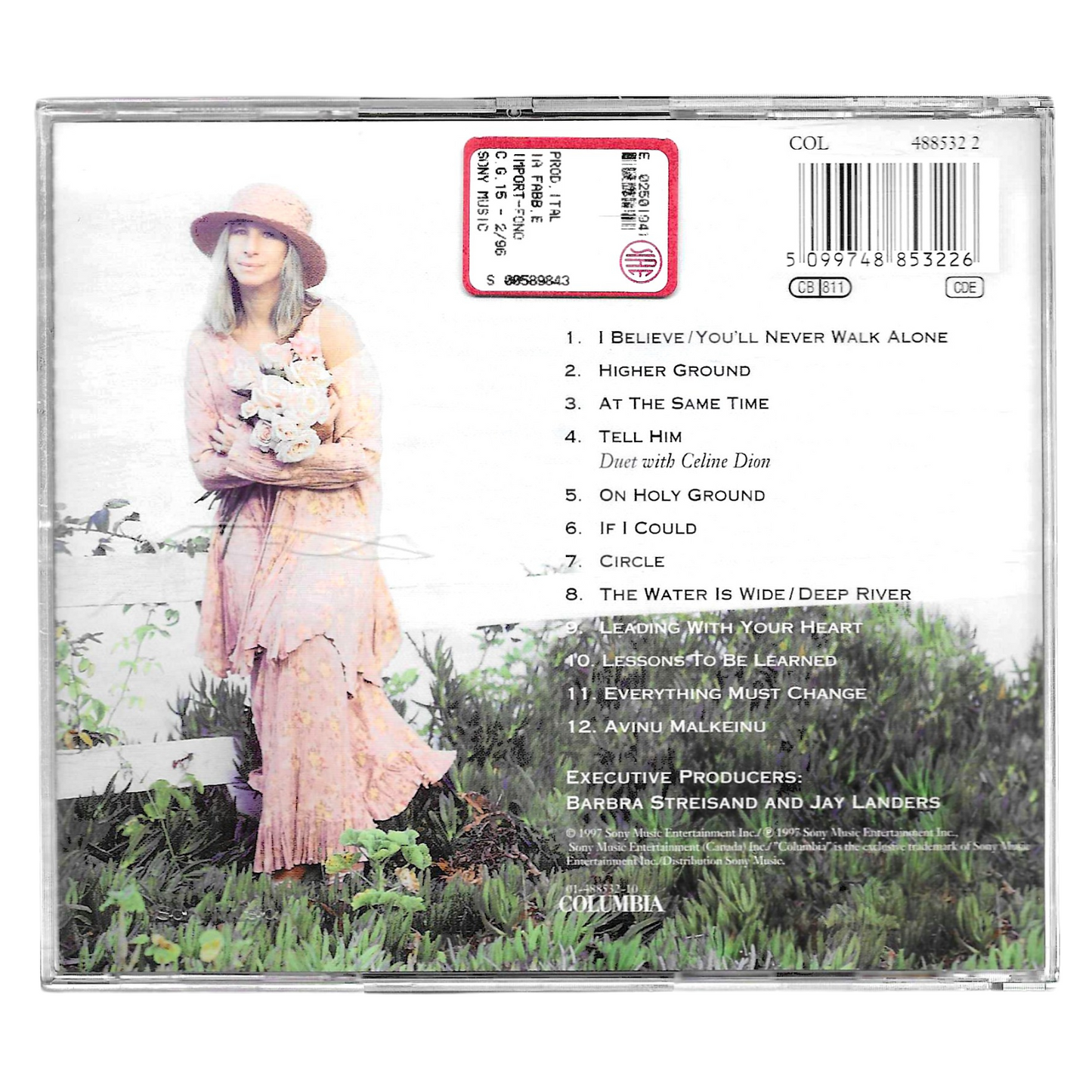 Barbra Streisand - Higher Ground (1997) | CD Originale Pop/Jazz | Come Nuovo TR0009