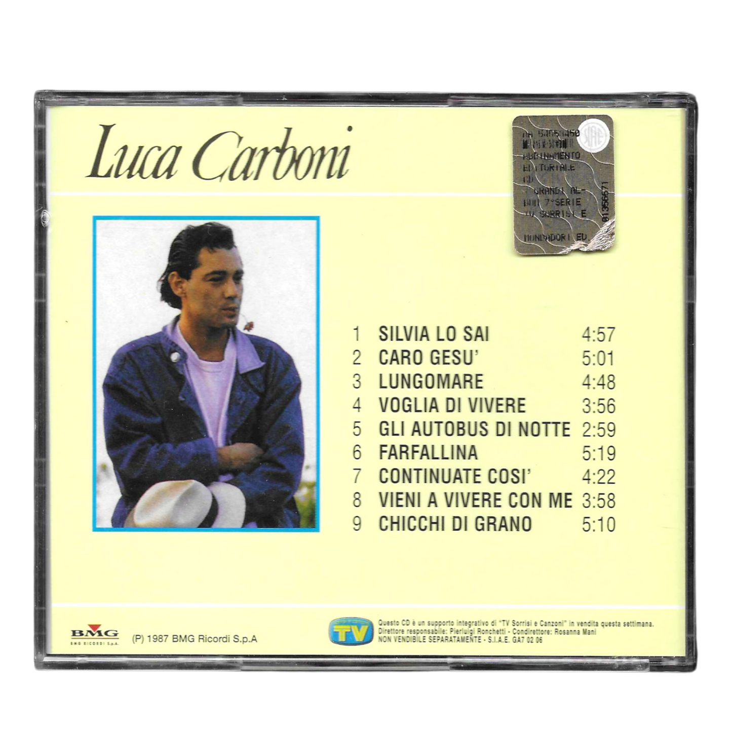 Luca Carboni – Luca Carboni | CD EDITORIALE | OTTIME CONDIZIONI - TR0215