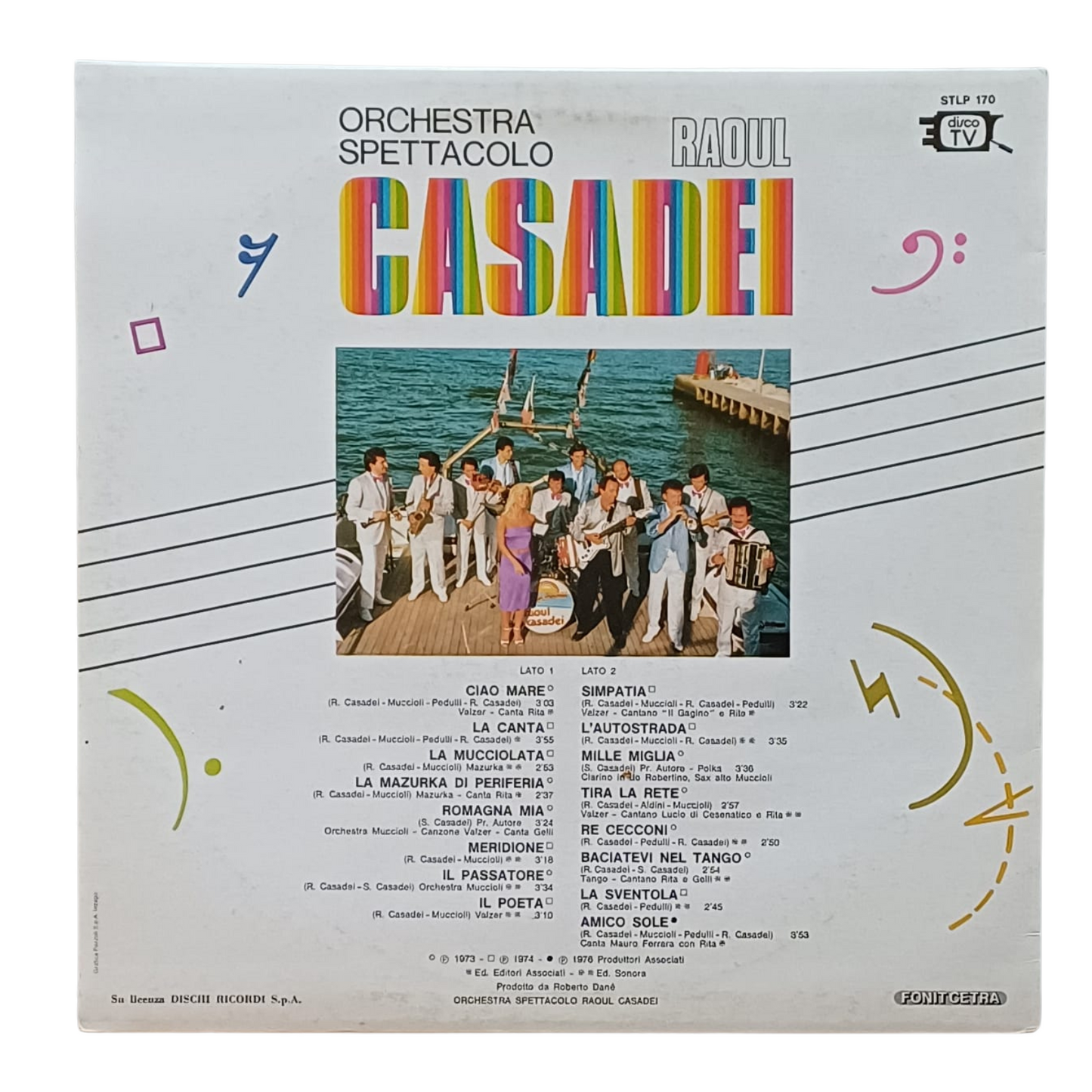 Orchestra Spettacolo Raoul Casadei – LP(VG) BUONE CONDIZIONI-TRV0027