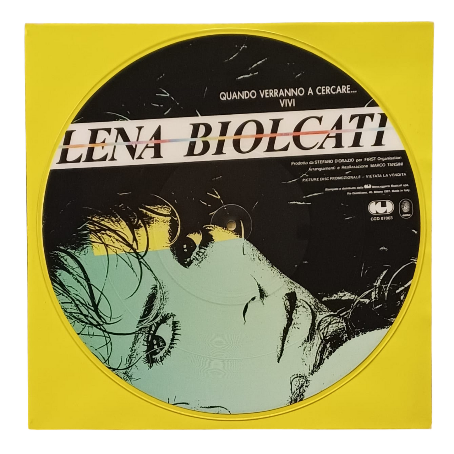 Lena Biolcati – Ballerina |Picture Disc Vinile 33 Giri CGD 97003 | (VG) BUONE CONDIZIONI - TRV0048