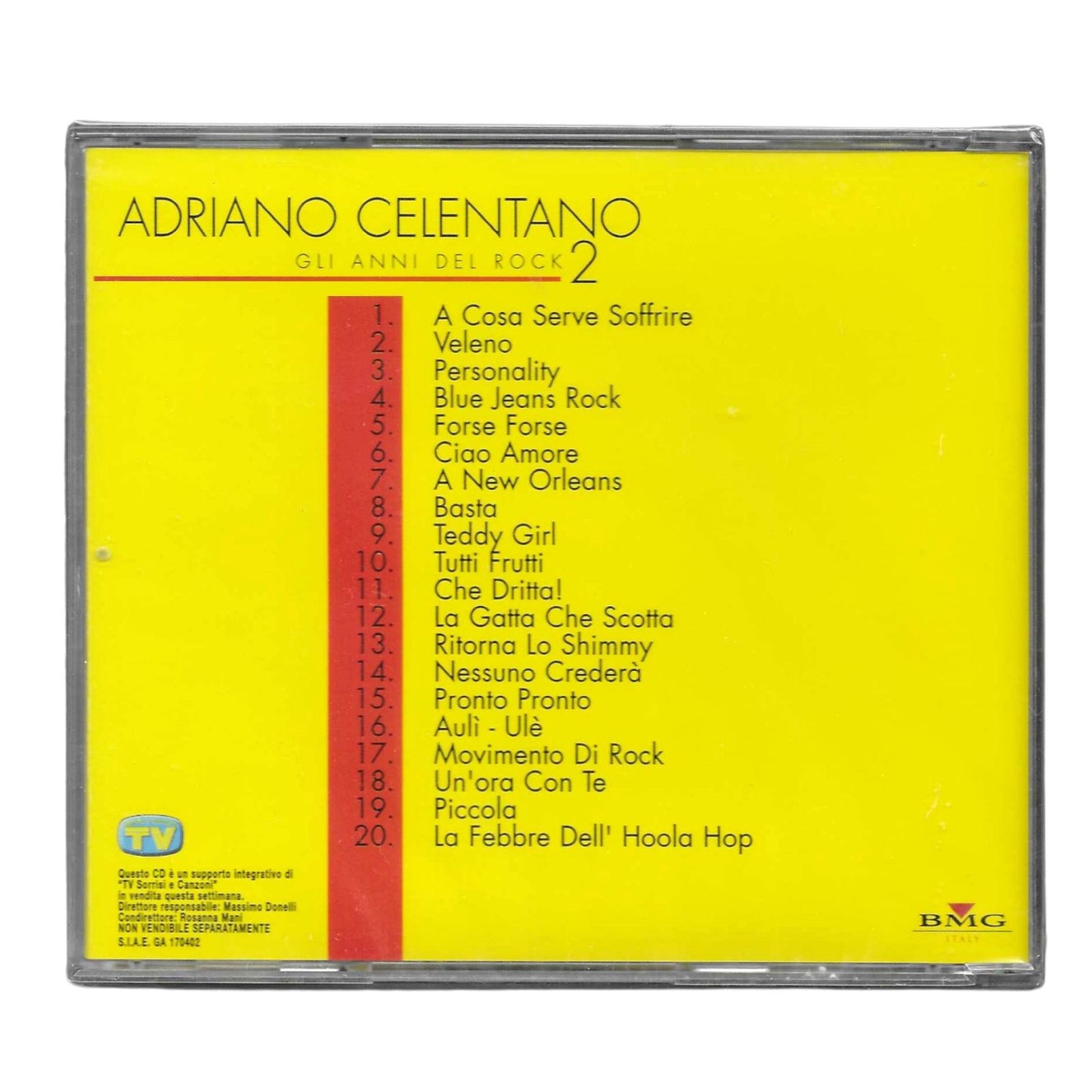 Adriano Celentano – Gli Anni Del Rock 2 | CD Editoriale | NUOVO - TR0186